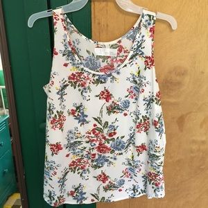 Floral tank top